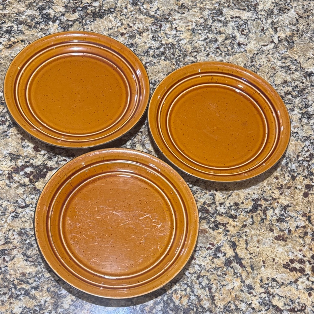 Trio of Rustic, Farmhouse Dinner Plates